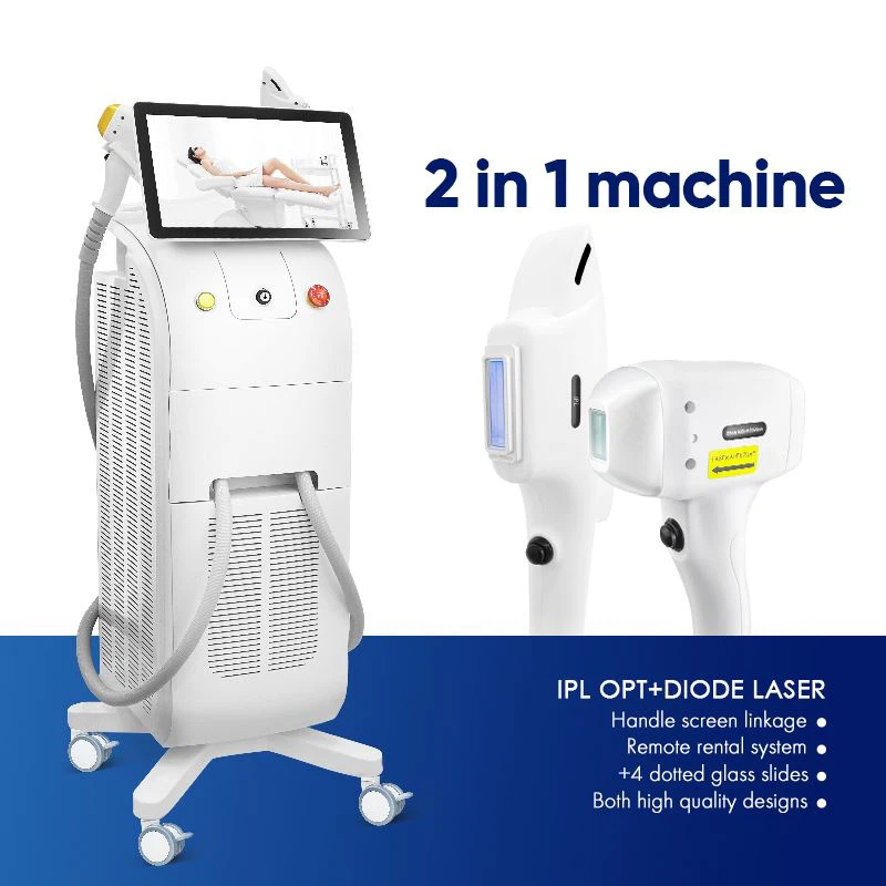 IPL pomlajevanje kože in odstranjevanje dlak z diodnim laserjem